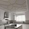 Ekena Millwork 66 56W x 66 56H x 38T Large Cameron Decorative Fretwork Wood Ceiling Panels, Birch CELW67X67X0375CAMBI - alternate 2